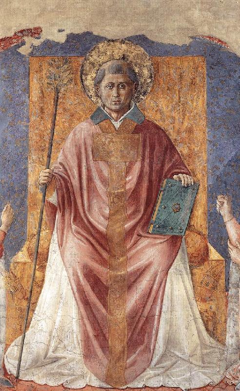 St Fortunatus Enthroned sdg, GOZZOLI, Benozzo